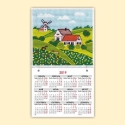 Beldizart ALGHINDLUS 2019 Kalenderi magnet "Aastaaeg. Suvi" S1113 (D)
