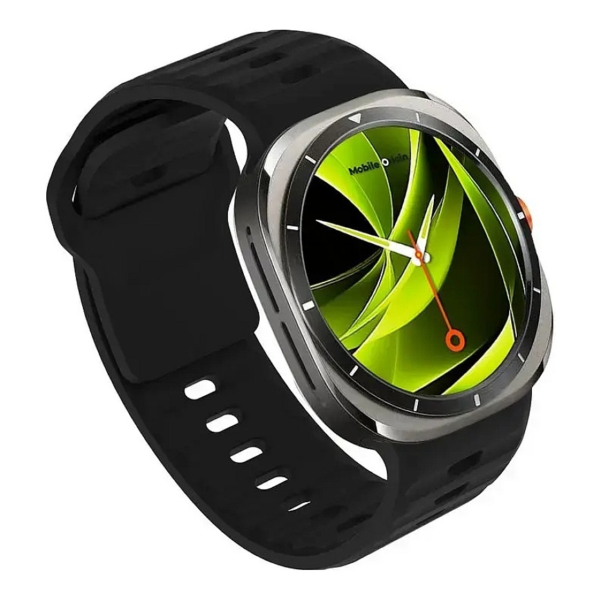 Mobile Origin Easy Strap silikonihihna Galaxy Watch Ultra 47mm musta – 5