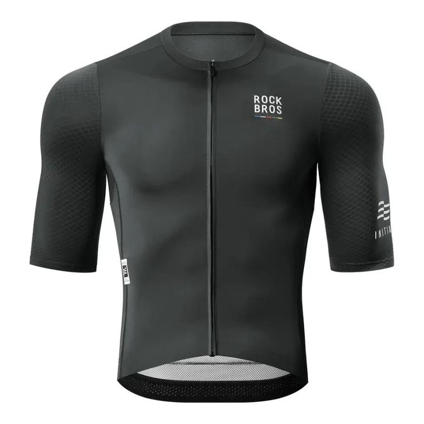 Rockbros 15220032001 ROAD TO SKY men's cycling jersey short sleeve M - black