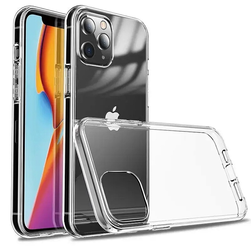Clear 2 mm phone case for iPhone 11 Pro Max transparent
