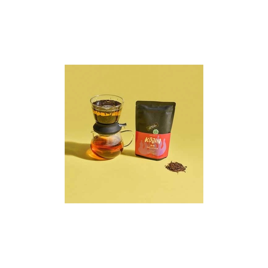 Papīra tējas lapu liturģija – Kojin Hojicha – biologiskā tēja 50 g – 4