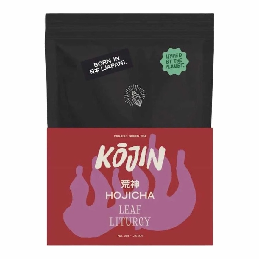 Papīra tējas lapu liturģija – Kojin Hojicha – biologiskā tēja 50 g – 5