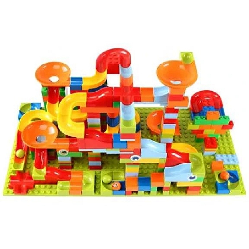 WOOPIE Construction Blocks Bullet Track, 340 elements – 3