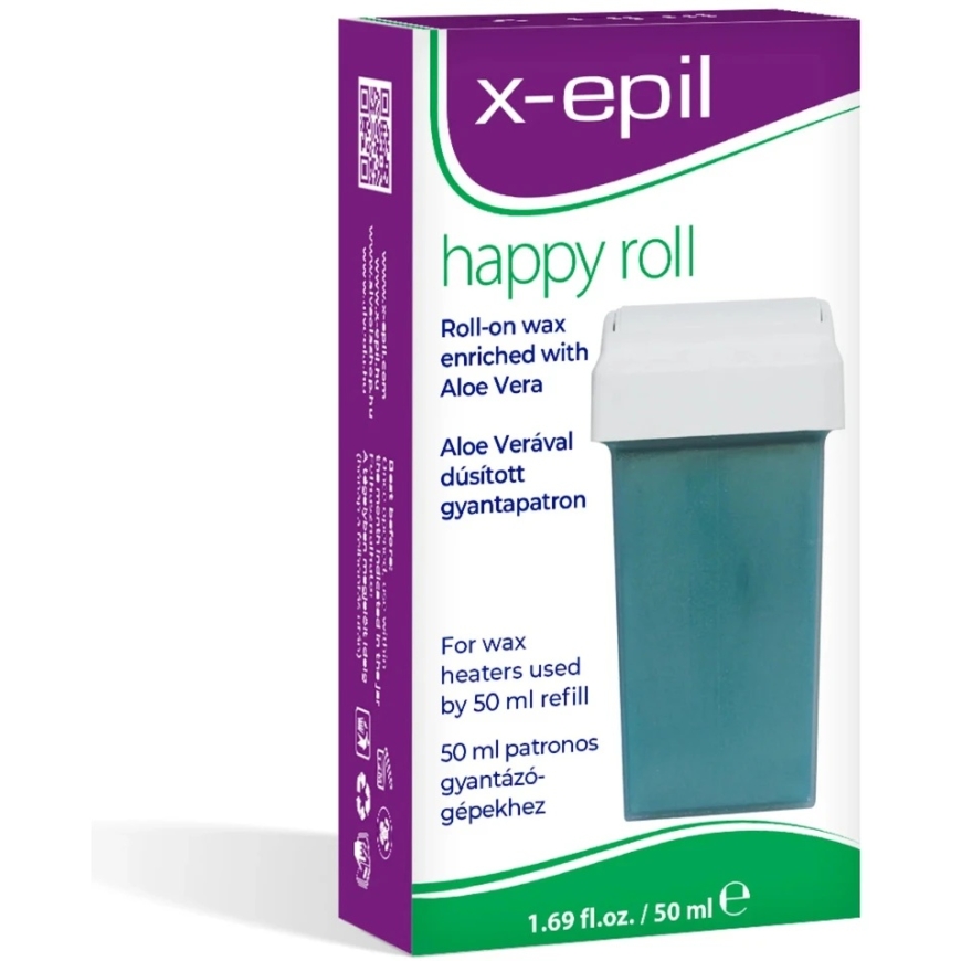 X-Epil Happy Roll Aloe Vera Silky Finish kehavaha, 50 ml – 2
