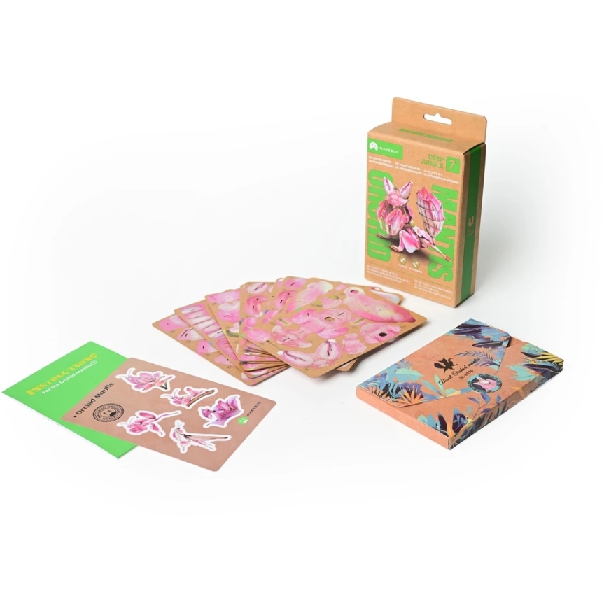 MAKEBUG 3D Paper Puzzle Orchid Collector, MB-D-0052 – 3