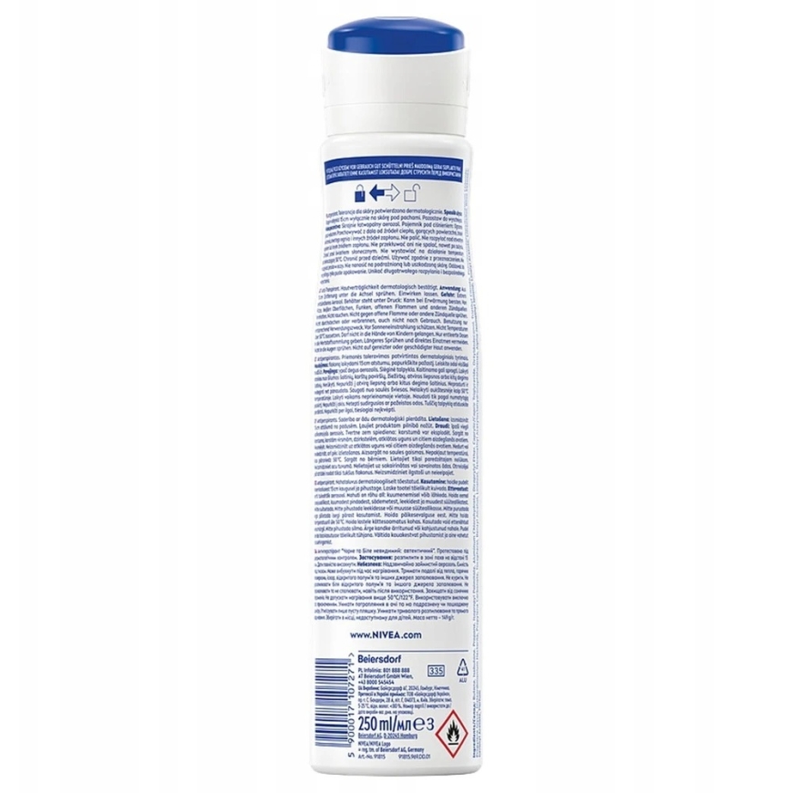 Nivea Juodas&Baltas Invisible Authentic antyperspirant spray 250ml – 2