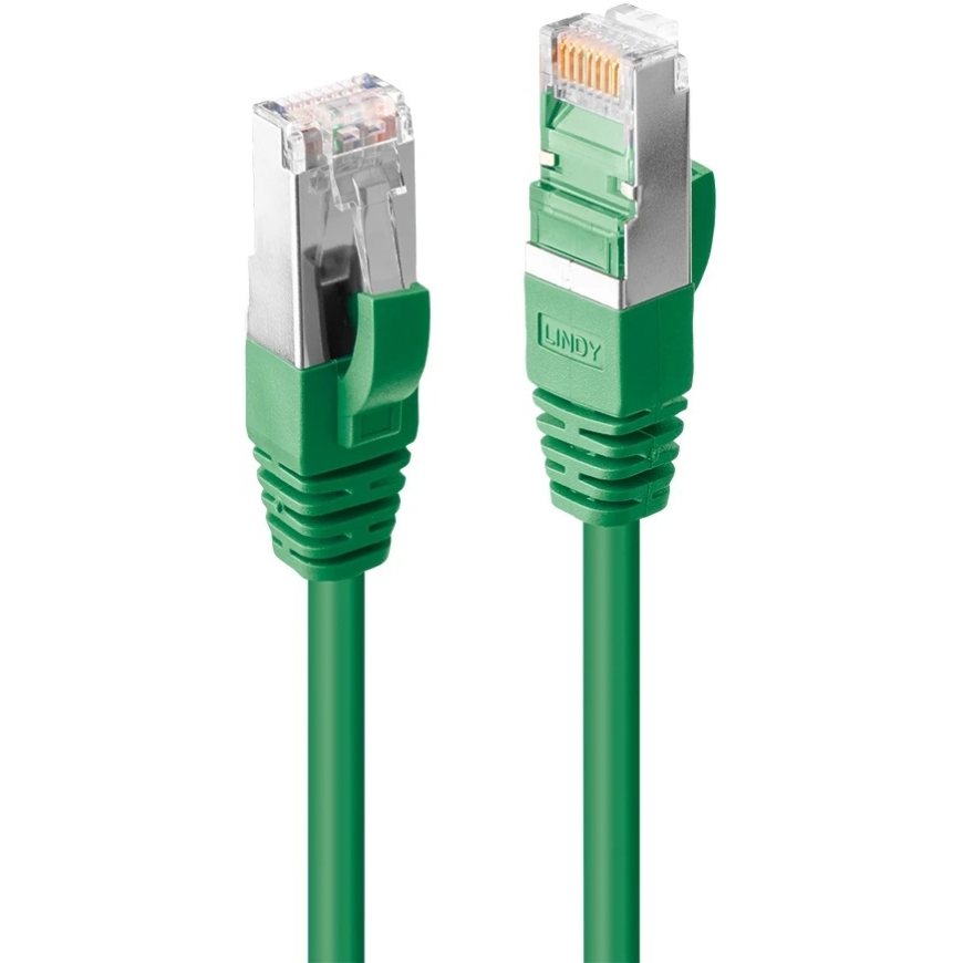 Сетевой кабель - LINDY Cat.6 S/FTP 250MHz 26AWG медь LSZH, 2 м, Зеленый