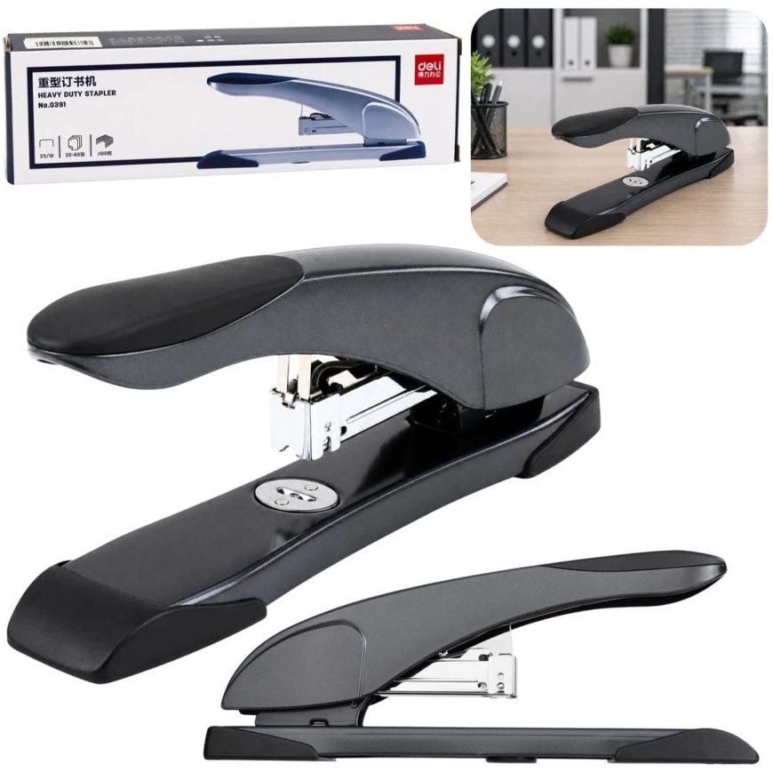 Lean Melns biroja mapes Heavy Duty