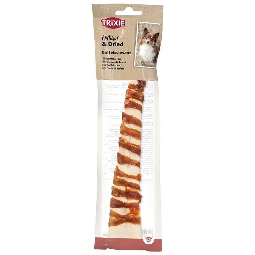 Gardums suņiem - Trixie Buffalo tail, wrapped, 28–30 cm
