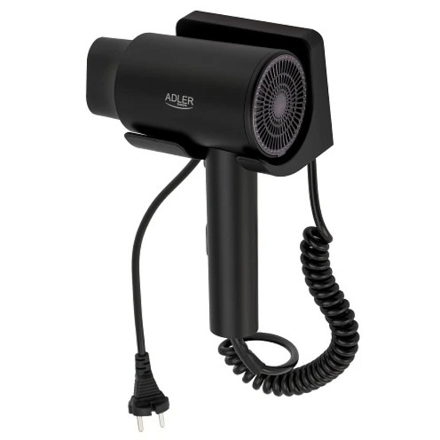 Adler AD 2285 black hotel hair dryer, wall-mounted – 3