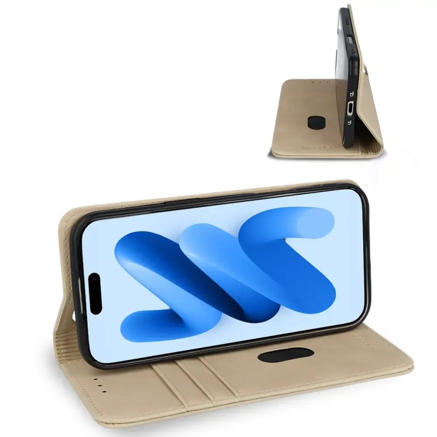 Wonder Smart telefono dėklas iPhone 17 Air auksinis – 5