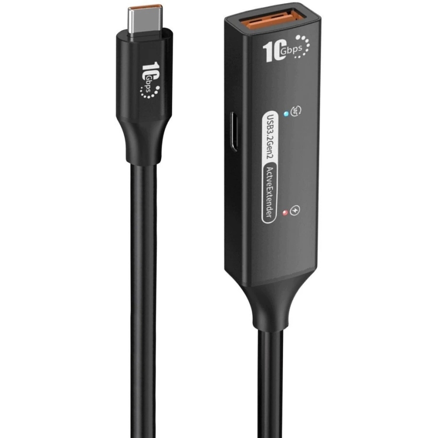 PremiumCord USB-C - USB-A kabelis 7 m Melns (ku3rep7bl)