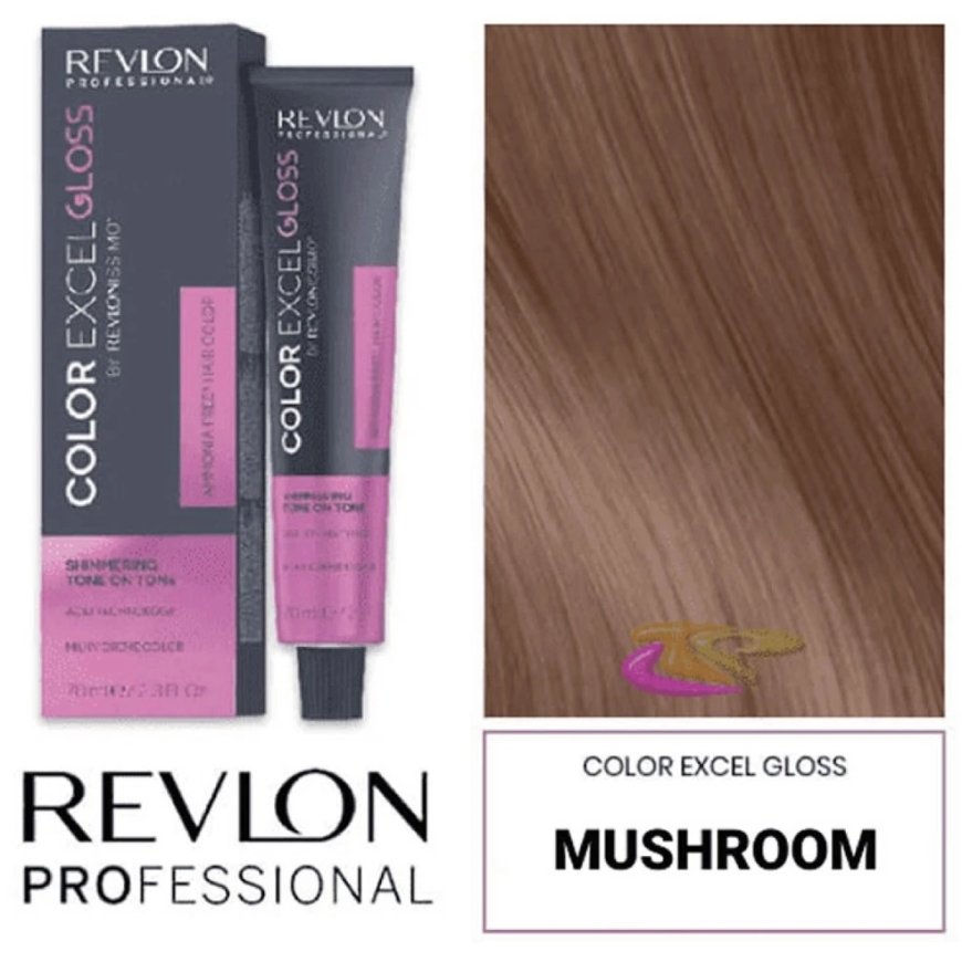 Revlon Color Excel Gloss hiusväri, kiiltävä .821, sieniväri ja kiilto, 70 ml – 2