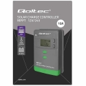 Qoltec MPPT saules uzlādes regulators 10A 12V/24V LCD 2xUSB Qoltec MPPT saules uzlādes regulators 10A 12V/24V LCD 2xUSB