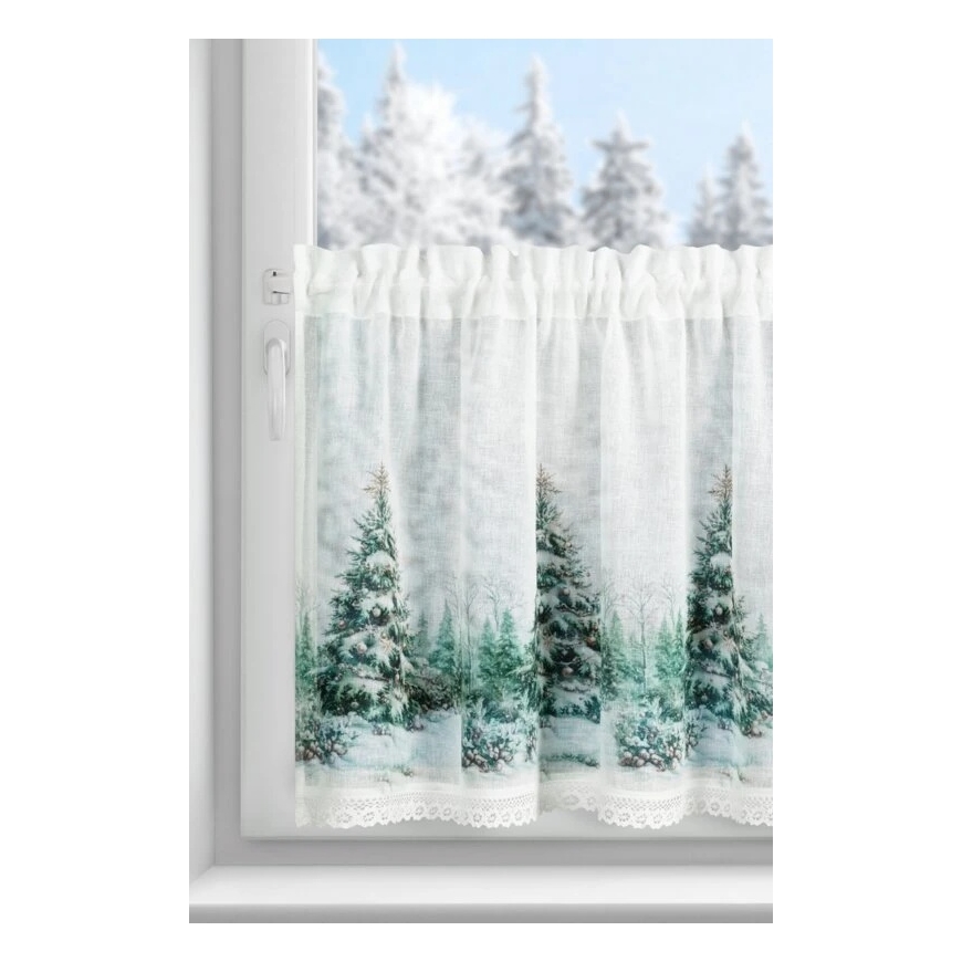 Eurofirany SW/XMAS/FIR/9 60X150 tunnel valge+roheline