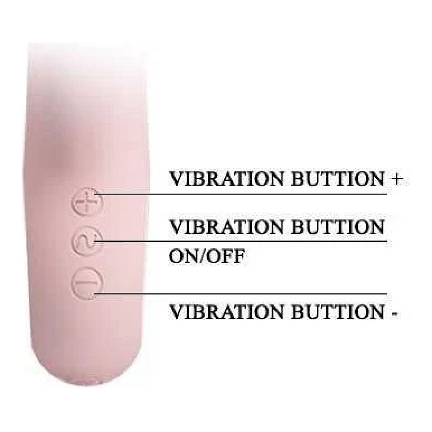 Pretty Love Rabbit clitoral vibrator, G-spot, 7 modes, 19 cm – 4
