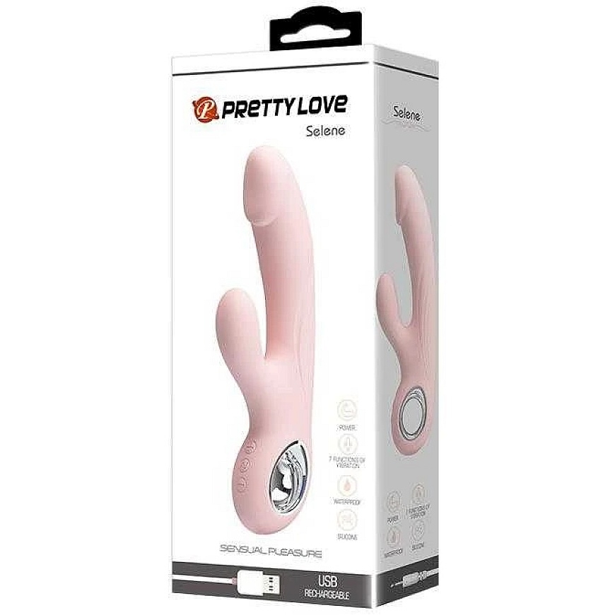 Вибратор для клитора Pretty Love Rabbit, G-точка, 7 режимов, 19 см – 5