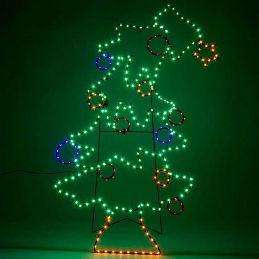 Joulukoriste Edelman Koristetyyppinen figura kuusi 301LED 59 cm IP44 LUCA – 5