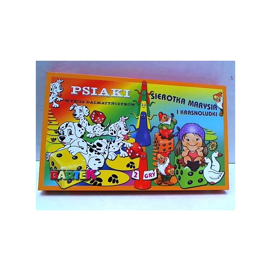 Dėlionė Bartek 2 žaidimai Sierotka Marysia/Psiaki 54186