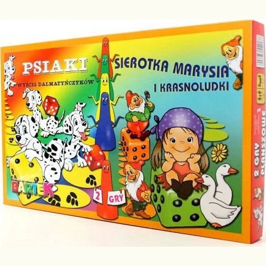 Dėlionė Bartek 2 žaidimai Sierotka Marysia/Psiaki 54186 – 3