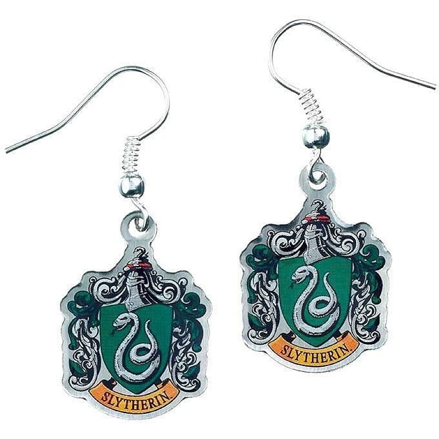 Серьги с эмблемой Слизерина Harry Potter от The Carat Shop – 2
