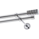 Decastyl Double Curtain Rod FI 19 mm chrome 400 cm DION KOWALSKI Decastyl Double Curtain Rod FI 19 mm chrome 400 cm DION KOWALSKI