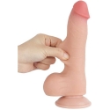 LoveToy 8 inch sliding skin double layer Dong softener