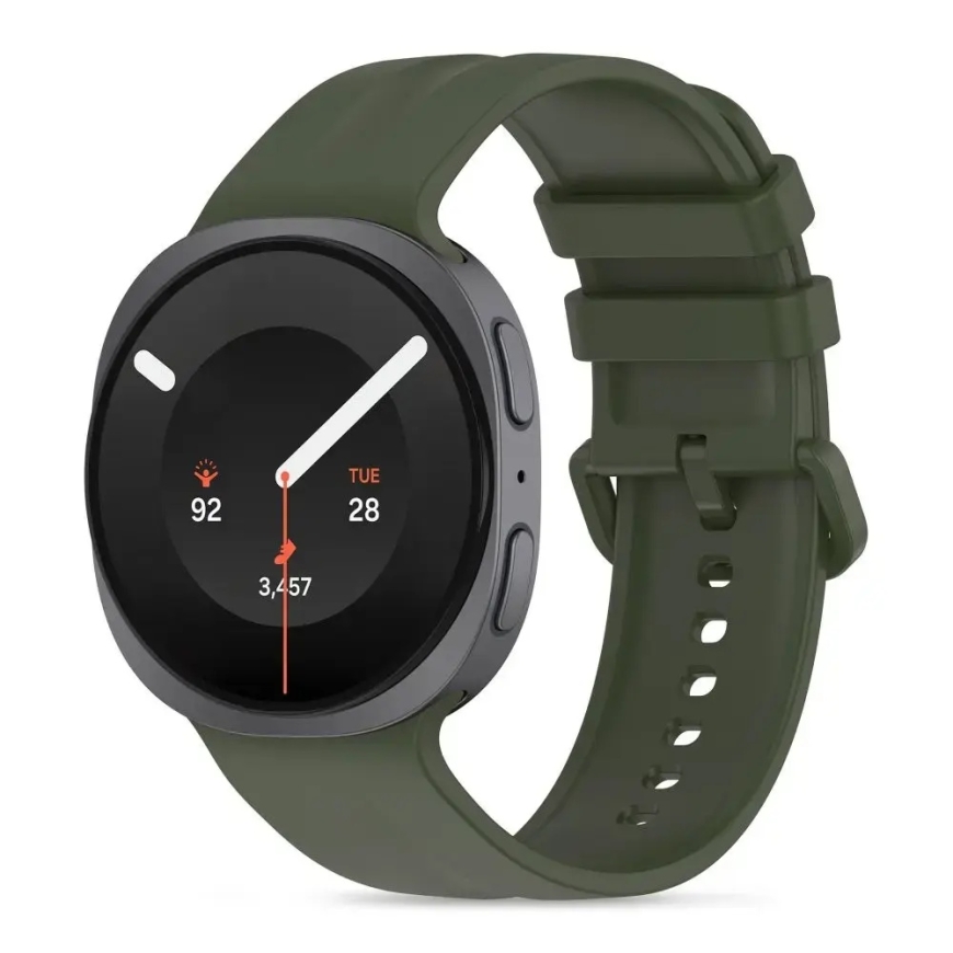 Tech-Protect Silicone EVO viedpulksteņa siksniņa priekš Samsung Galaxy Watch 8/9/Classic (40/44/46 mm) | silikons | zaļa