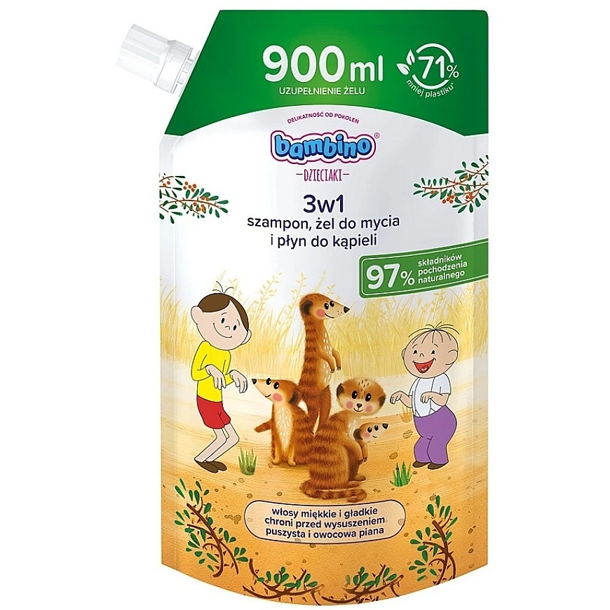 Nivea Vaikams kūno gelis / skystis 900 ml surikatos (0195879)