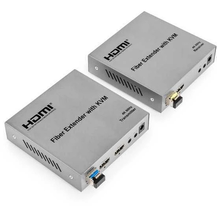 Spacetronik HDMI в оптический волоконный преобразователь SPH-FO11 KVM 4K 60Hz
