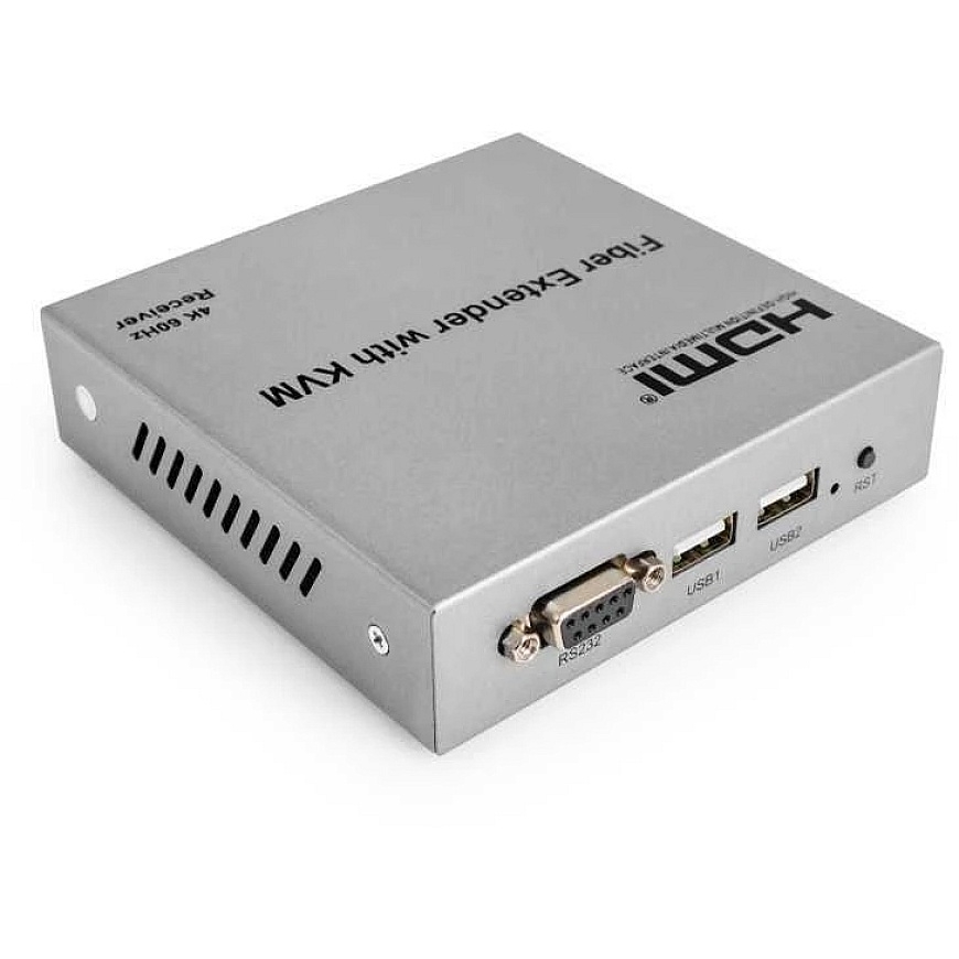 Spacetronik HDMI в оптический волоконный преобразователь SPH-FO11 KVM 4K 60Hz – 4