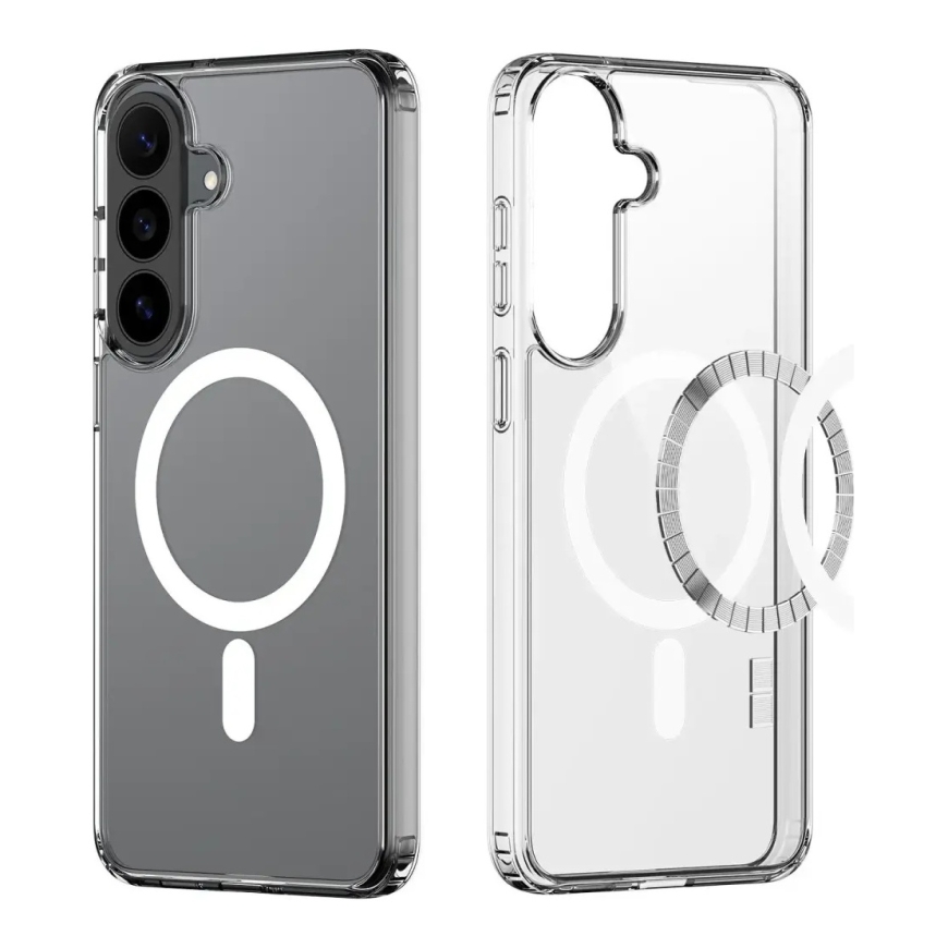 Dux Ducis Clin Mag phone case with MagSafe support for Samsung Galaxy S26 FE (S741) transparent