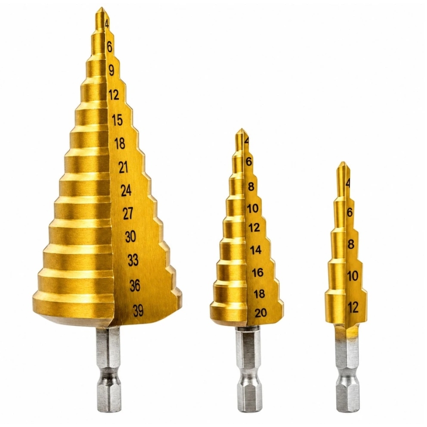 Lean Kartiomaiset Portaat Porat Metallille Puulle Muoville Levylle 4-39 mm – 3
