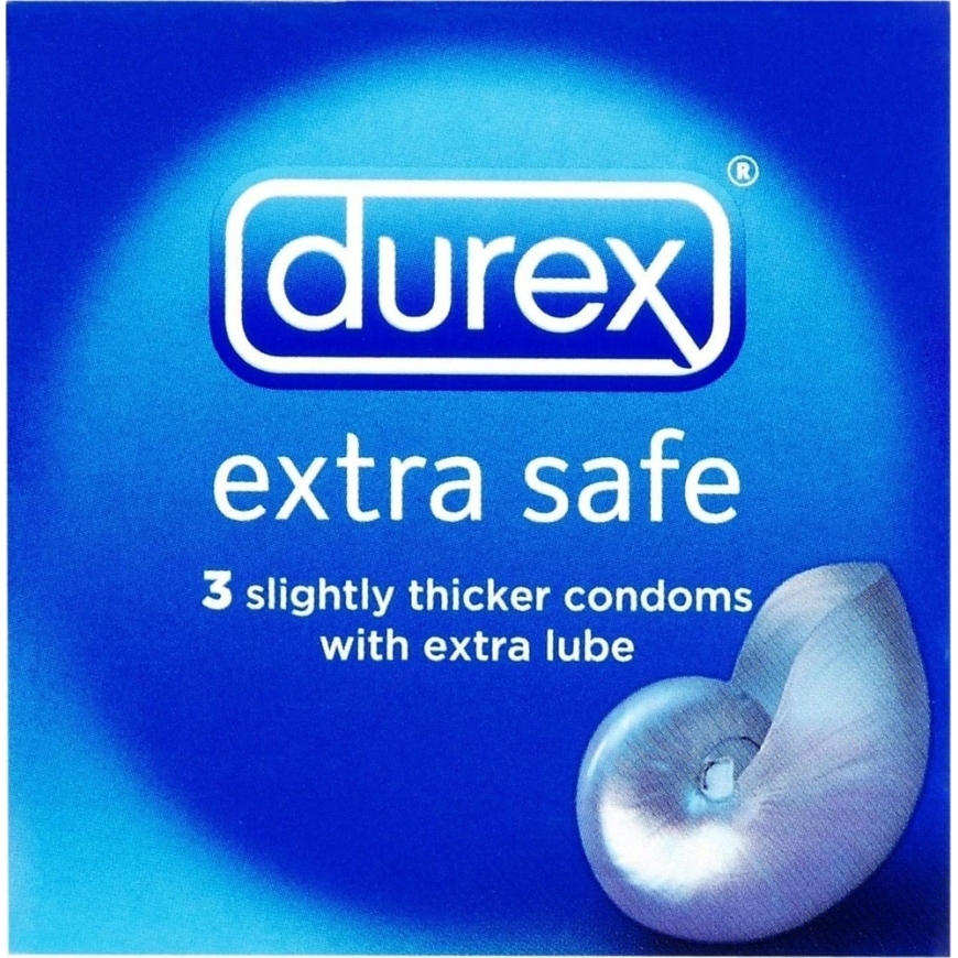 Durex - Prezervatyvai Extra Safe 3 g. – 5