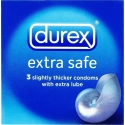 Durex - Extra Safe kondoomid 3 tk Durex - Extra Safe kondoomid 3 tk