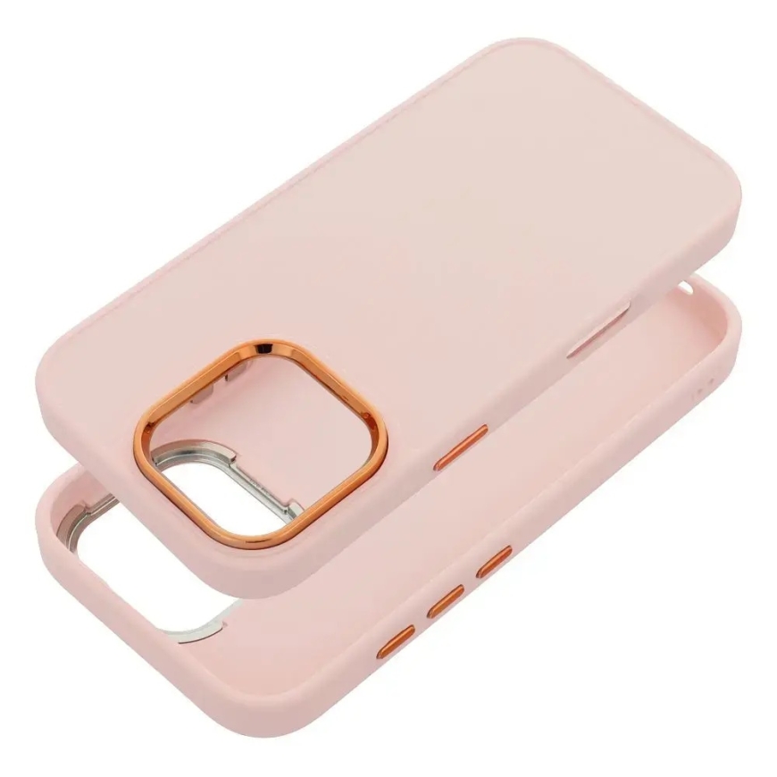 Kotelo iPhone 17 Pro Max / 18 Pro Max Kehys jauhettua vaaleanpunaista