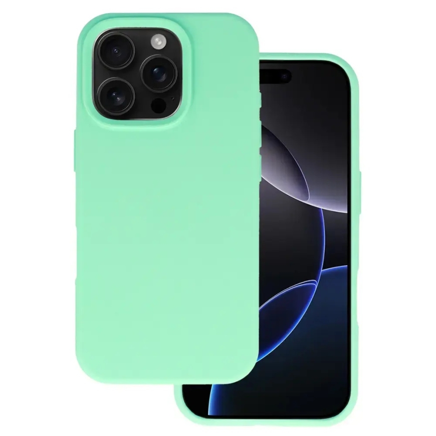 Silicone Lite maciņš telefonam iPhone 16 Pro zaļš