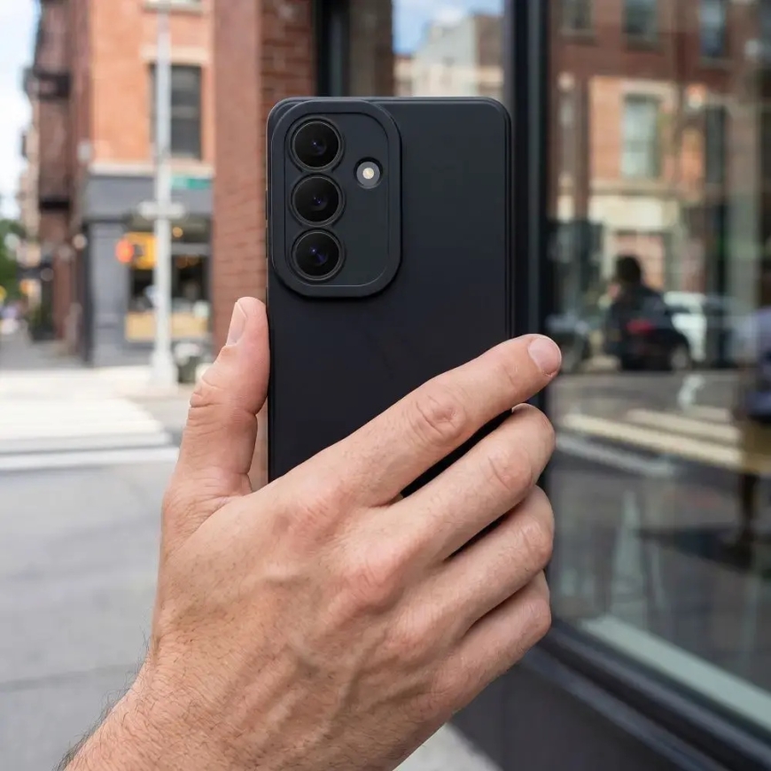 Matt 2.0 phone case for Samsung Galaxy A07 4G (A075) black – 4