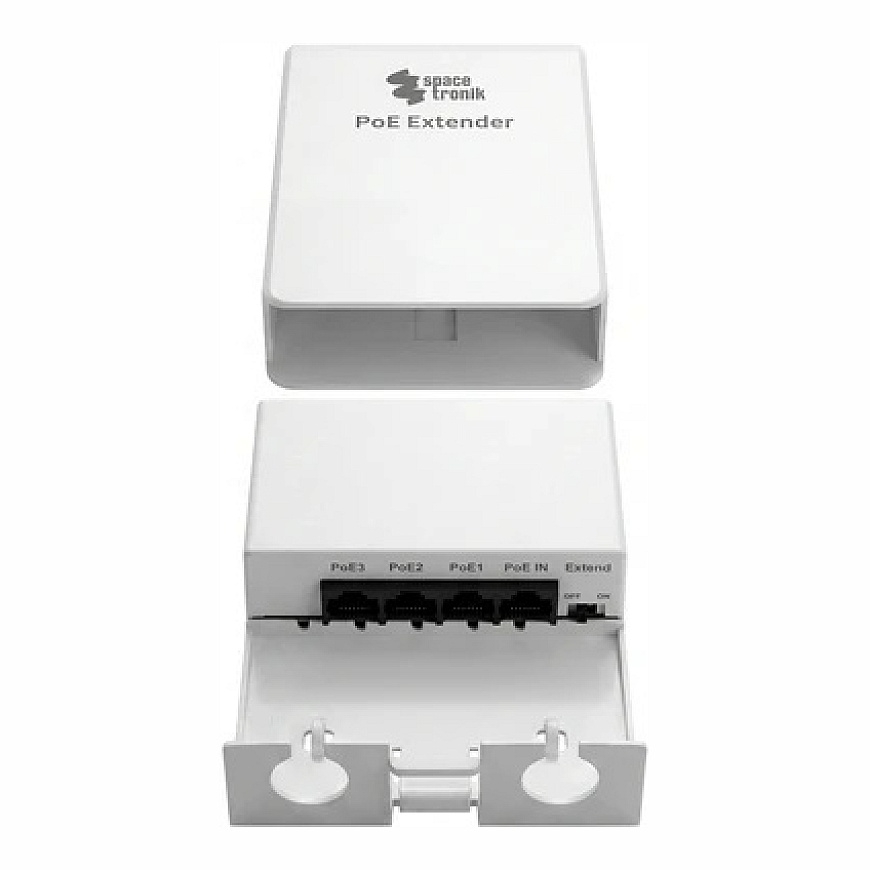 Spacetronik Ethernet PoE удлинитель, водонепроницаемый, 3x SP-EPOEFW32 – 2