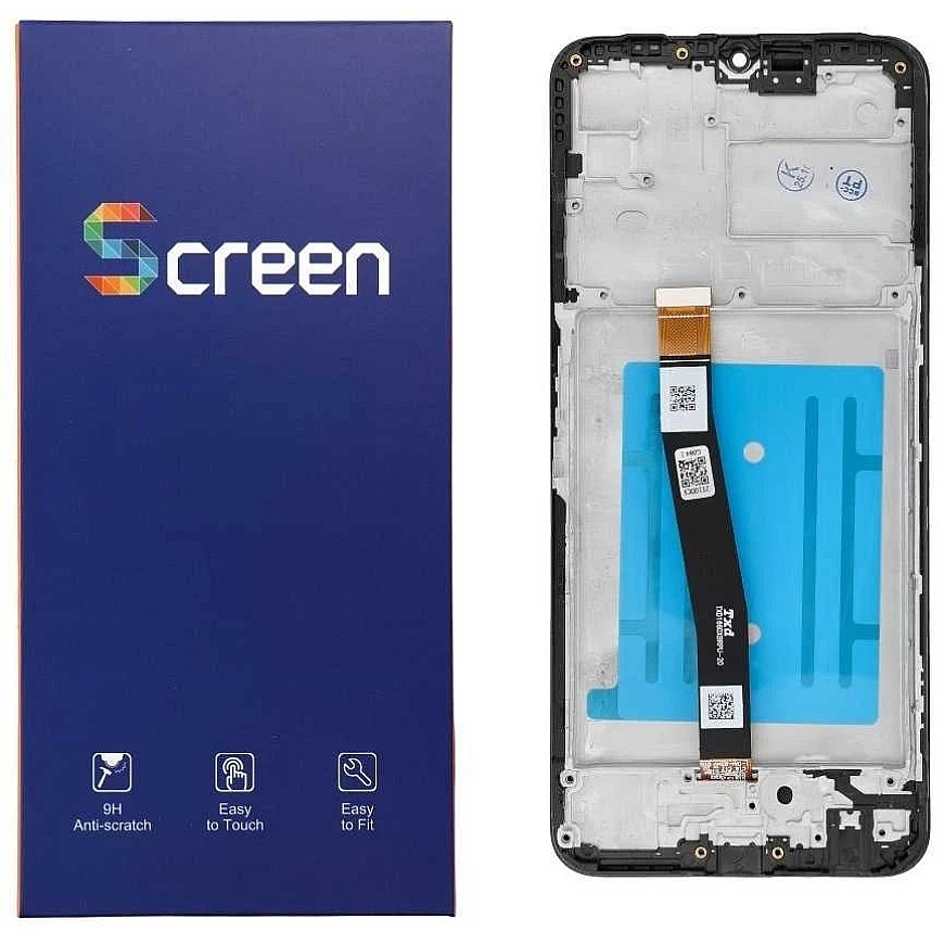 OG Alkuperäinen LCD-näyttö SAMSUNG A22 5G A226B OEM, kehykset mukana