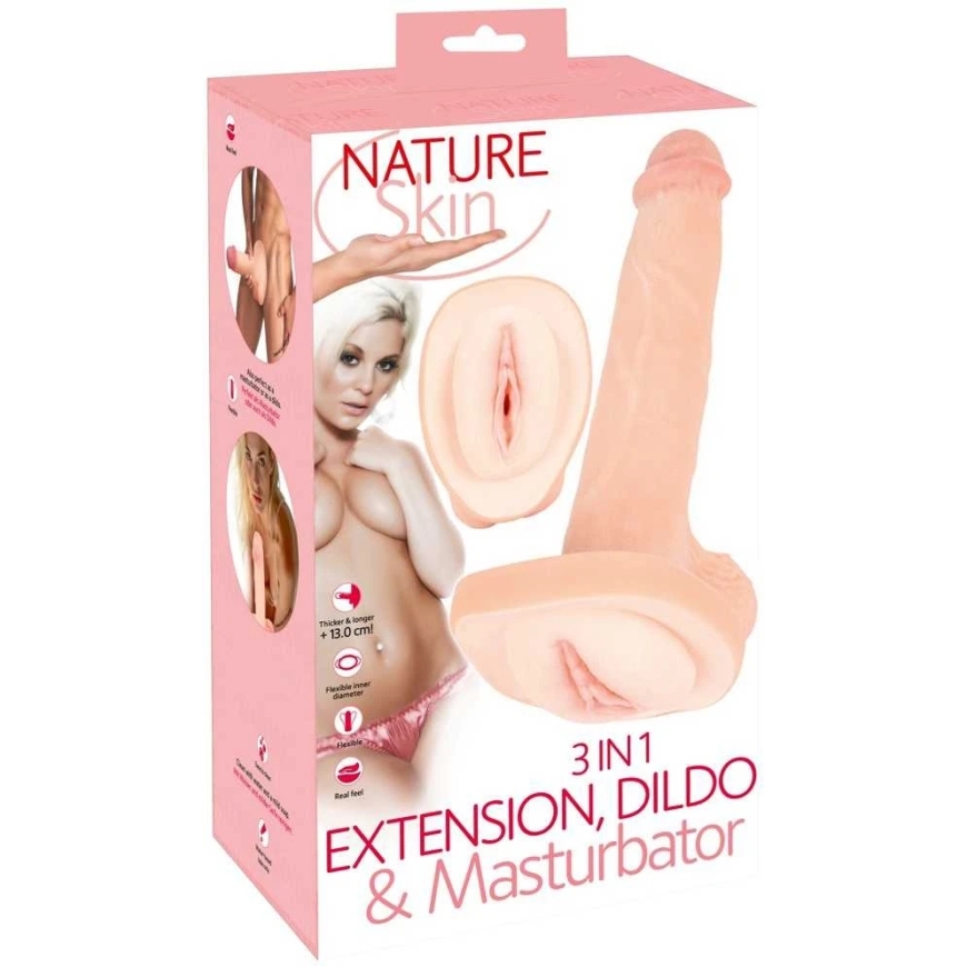 Nature Skin 3 in 1 prailginimas / masturbatorius / difuzorius