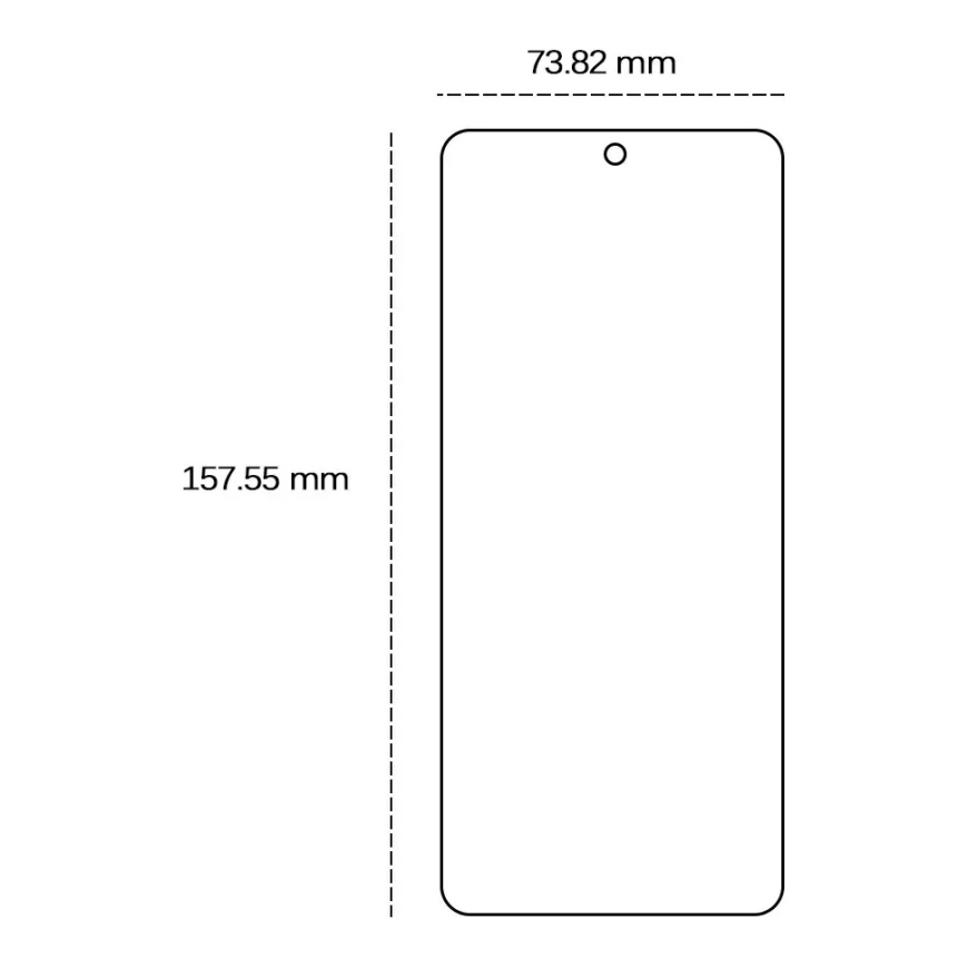 2.5D tempered glass for phone Samsung Galaxy M35 5G (M356) – 2