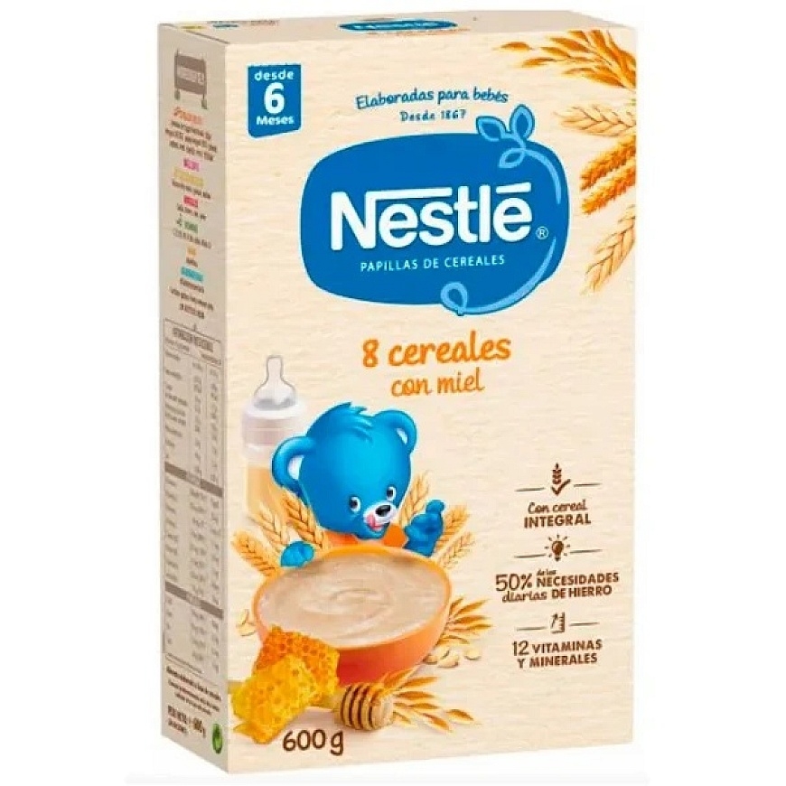 Nestlé Papilla 8 tippaa hunajaa ja bifido-bakteereita 600g – 2
