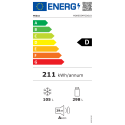 Midea-jääkaappi | MDRE554FGD01D | Energiatodistusluokka D