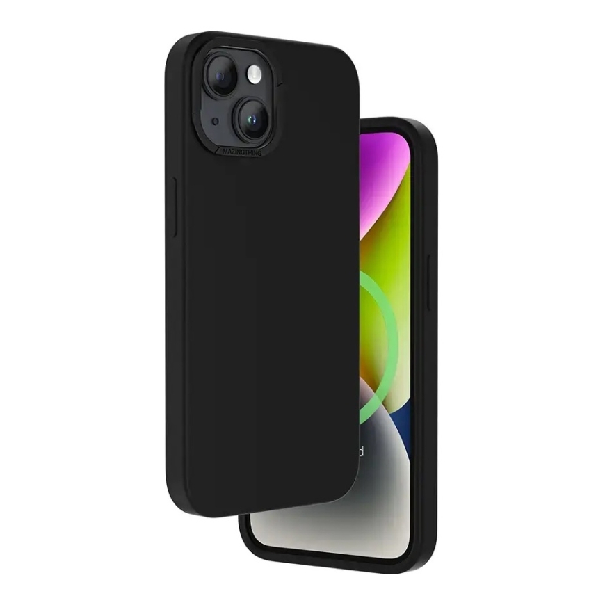 Amazing Thing Smoothie telefono dėklas su MagSafe palaikymu iPhone 14 Plus juodas