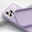 Soft Silicone Lens чехол для телефона iPhone 15 Plus фиолетовый