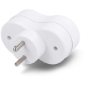 Elektrilise pistiku jagaja - DPM P902W 2 E-tüüpi maa pistikud 250 V 16 A 3 500 W Valge Elektrilise pistiku jagaja - DPM P902W 2 E-tüüpi maa pistikud 250 V 16 A 3 500 W Valge