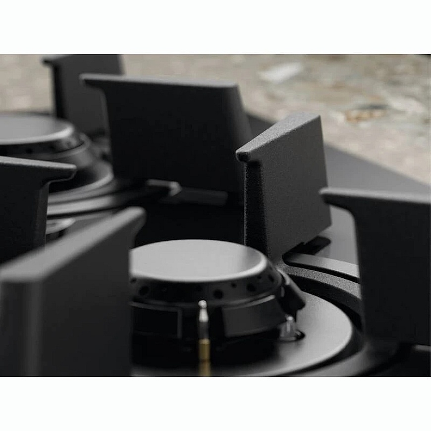 ELECTROLUX KGG753753K GAS HOB, 75 cm dual hob 5 gas burners hood connection electronic timer audible signal integrated electric – 3
