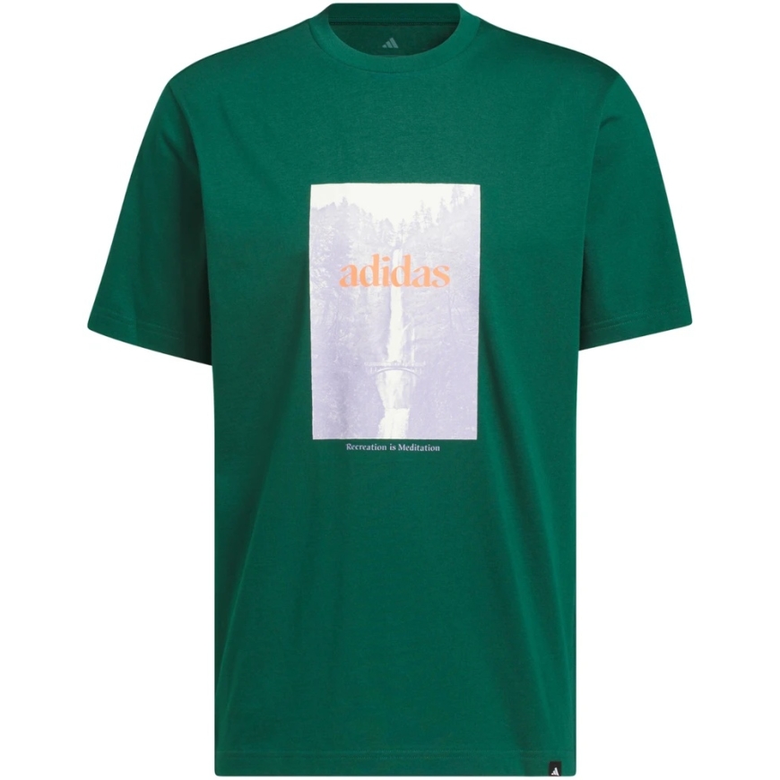 Miesten T-paita adidas Waterfall Graphic vihreä KS2173 (M) – 2