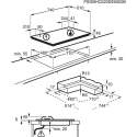 Газовая панель ELECTROLUX KGG753753K, 75 см, двойная панель, 5 газовых горелок, подключение вытяжки, электронный таймер, звуково Газовая панель ELECTROLUX KGG753753K, 75 см, двойная панель, 5 газовых горелок, подключение вытяжки, электронный таймер, звуково